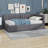 Upholstered Daybed With 2 Storage Drawers Twin Size Sofa Bed Frame-855446401