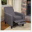 Fauteuil inclinable manuel en lin-1572612984
