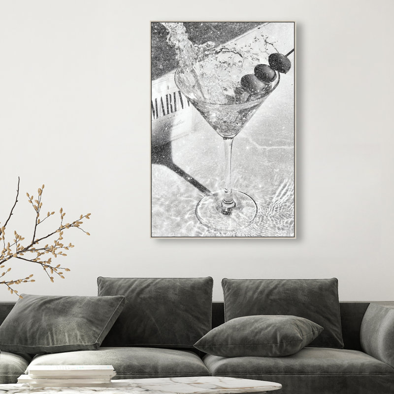 Chill Time II Print by Oliver Gal, 46"H x 31"W, Silver Floater Frame