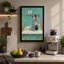 Zebra In The Tub Illustrative - Print-136734845-136734846