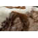 Tapis brun/blanc