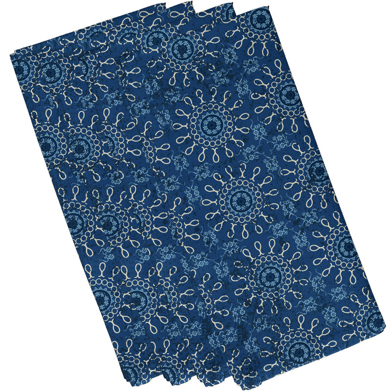 Ensemble de serviettes 4 pièces Harrel, bleu