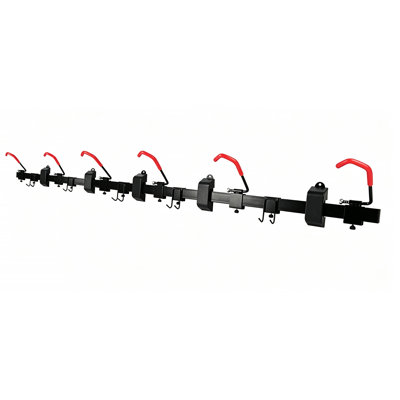 Enhanced Garage Bike Rack, Adjustable 6 Bike Hangers for Garage