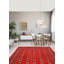 Tapis rouge foncé Finest Peshawar Bokhara 8 pi 1 po x 10 pi 6 po