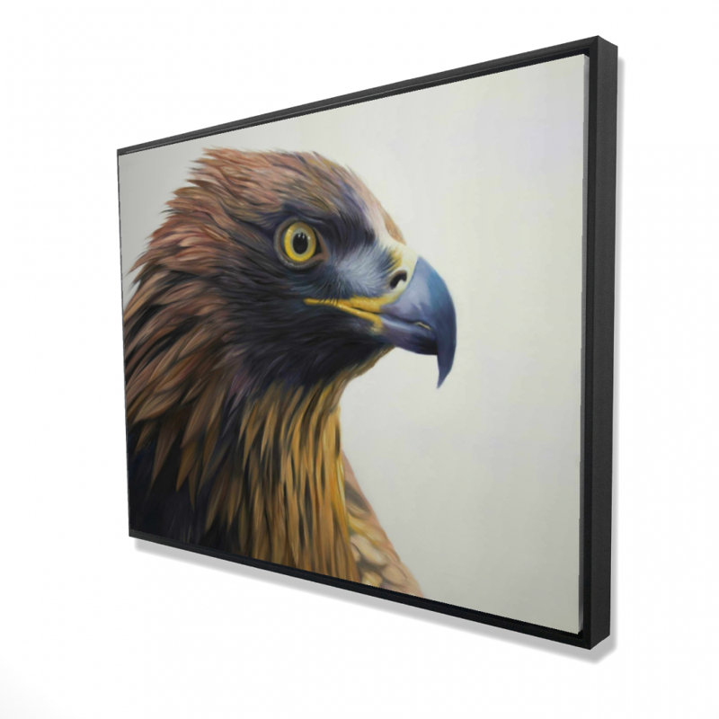 Brown-Headed Eagle Print On Canvas, 36" H x 48" W
