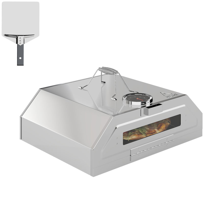 Outsunny Stainless Steel Countertop Pizza Oven