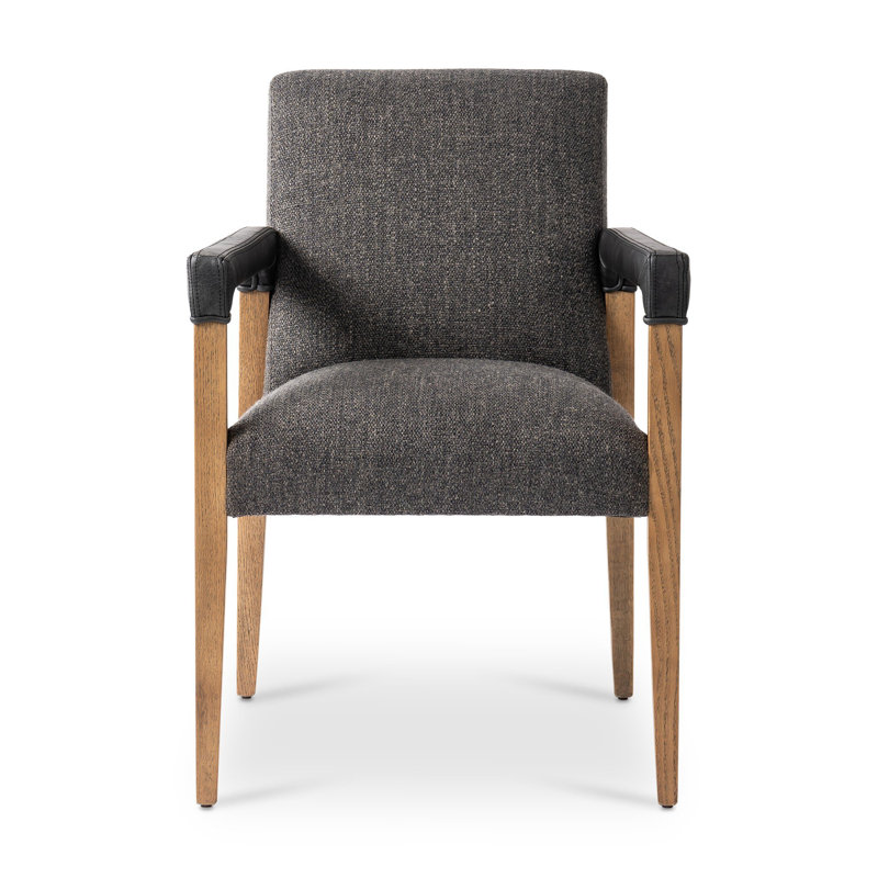 Reuben Dining Chair, Harbor Natural, Linen Thames Ash