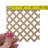 72 In. X 24 In. X 1/8 In. Unfinished Diamond Decorative Perforated Paintable MDF Screening Panel Insert