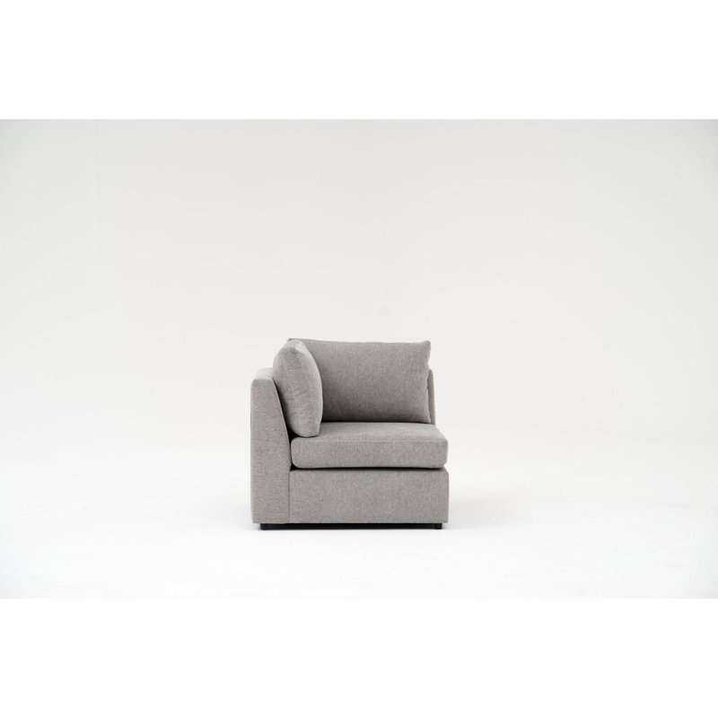 Corner Module, Light Gray Polyester