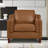 Pearlena Top Grain Leather Chair-1420099561
