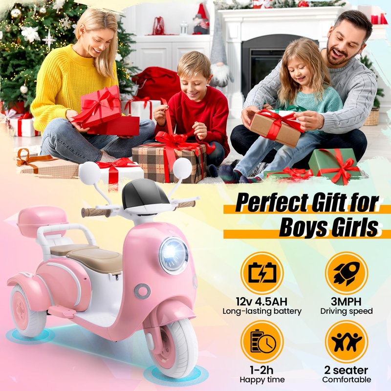 Trottinette pliante pour enfant, Rose