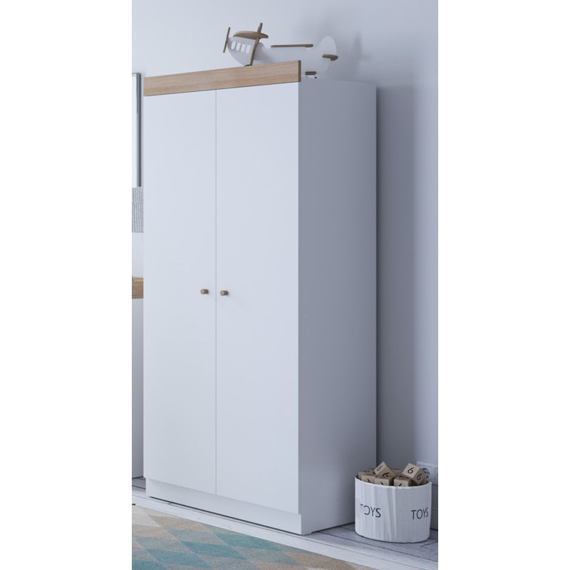 Burlington Wardrobe, White/Oak