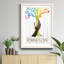 Zen Succulent II - Reproduction d'art textuel sur papier encadré-1026360502-1026360507
