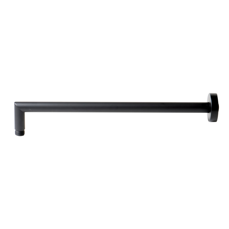 Bras de douche, Noir mat