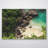 Bali Beach Print - Tropical Island Wall Art - Ocean Beach Canvas Poster - Palm Tree Coastal Artwork - Travel Destination Decor - Scenic Nature Wall Hanging - Modern Beach House Home Decoration Art Print-1179480411-1179480410