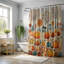 Motif de scène d'automne - Rideau de douche standard 1 pièce-100722228