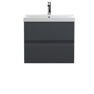 Urban 610mm Single Bathroom Vanity with Integrated Vitreous China Basin
