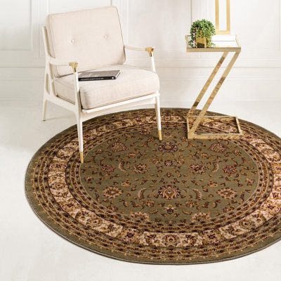Niles Oriental Light Green Area Rug
