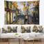 Paysage urbain city en tapisserie d'ombre jaune-28505289