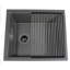 Nantucket Sinks 22 Inch  Dualmount Granite Composite Prep-Station with Side Set Drain-817836813