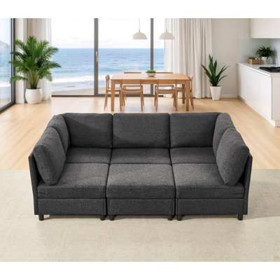 Canapé d'angle moderne et modulaire - librement configurable avec
