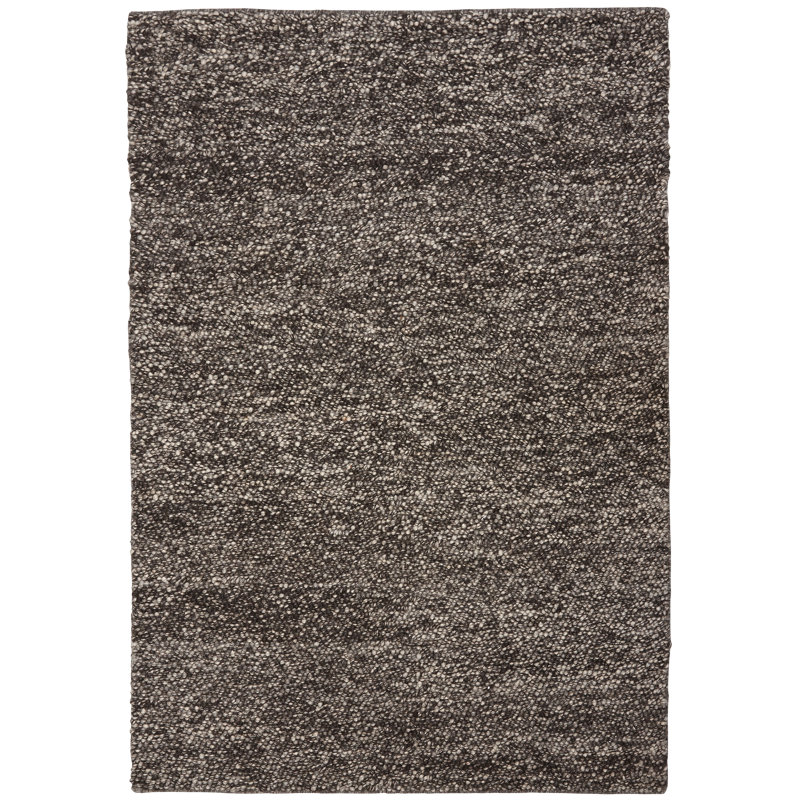Deborah Solid Colour Wool Hand Woven Area Rug, Rectangle 200 x 300cm