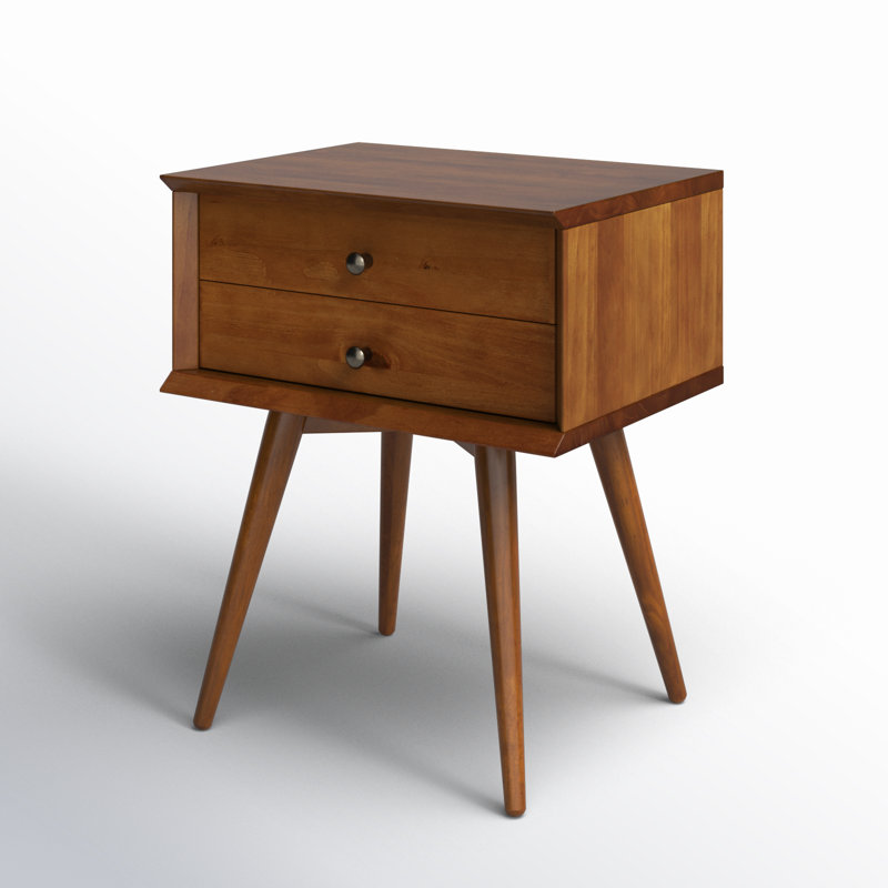 18'' W Nightstand, Castanho