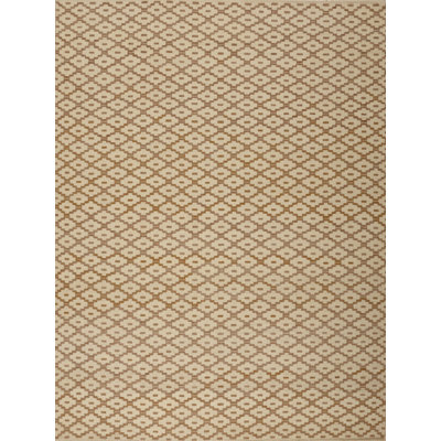 Geometric Area Rug in Brown/Beige