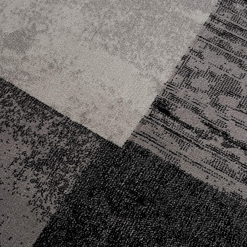 Abstract Indoor / Outdoor Rug, Rectangle 4' x 6'