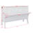 White Queen Murphy Bed Cabinet with Charging Station and Side Shelves, Space-Saving Wall Bed Frame-2137416301-2137416302