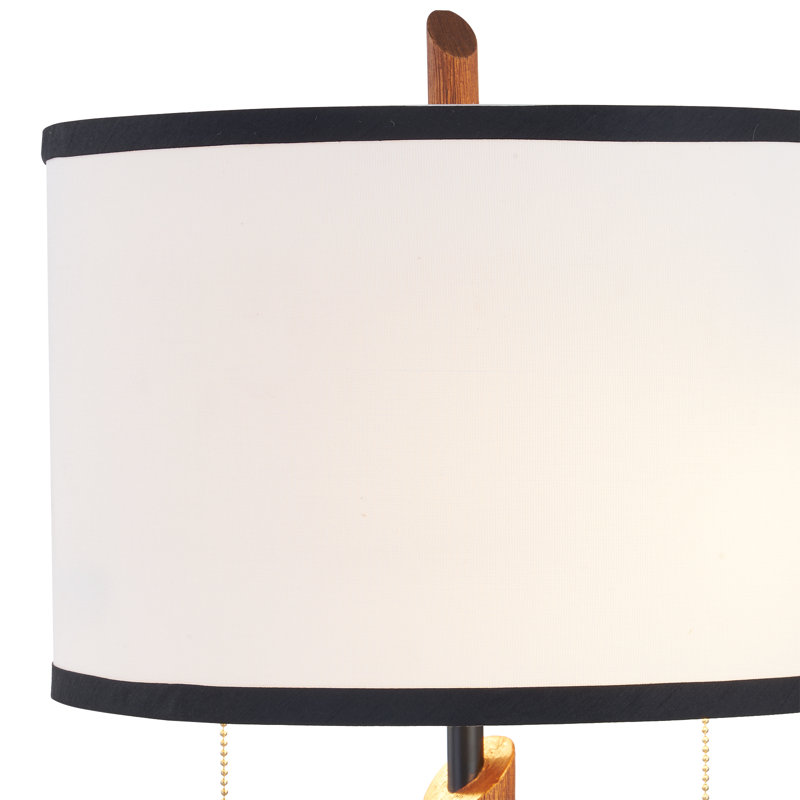 Ensemble de lampes de table 24 po noir / brun Earlsboro