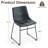 Anke Vegan Leather Dining Chairs, Black-1029606035