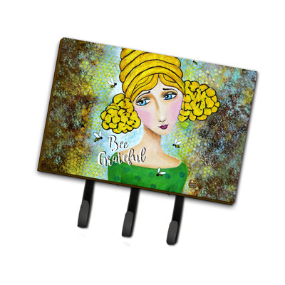 Organisateur de clés Bee Grateful Girl with Beehive