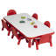 BASELINE Toddler Rectangular Table & Chair Set-51953193-51953195