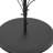 Black 19.69" W x 19.69" D x 68.90" H Tree-Like Hat Rack, 35-Tier Metal Boutique Display Stand with Dome-Shaped Holders-1378311686