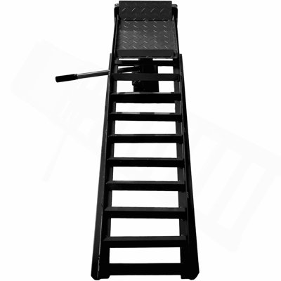 Auto Car Truck Service Ramps Lifts, Garage Car Lift Hydraulic Ramps Black 5 Ton,Automotive Hydraulic Lift Repair Frame Lift(2 Pack) black