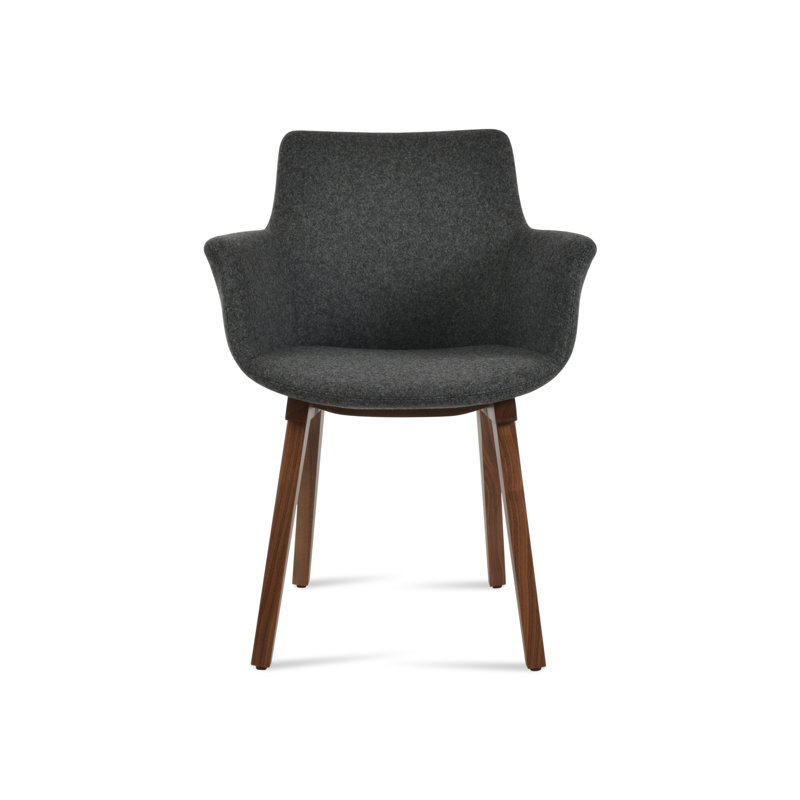 Fauteuil Bottega, Gris foncé