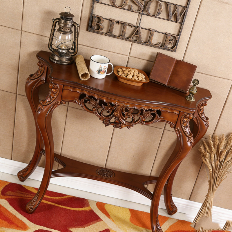 Elegant Two-Tier Entryway Hallway Table