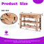 Buffet console 42 po avec 2 tiroirs de rangement et 2 tablettes ouvertes