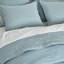 Ensemble de draps en percale organique froissé-27425009-27425012