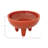Round Resin Footed Bowl, Red