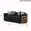 Canapé Soledad G00523A-S, noir