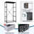 4 Drawer Dresser for Bedroom, Narrow Chest of Drawers, Wooden Top and Study Iron Frame 18"x37.5"-(WxH)