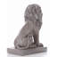 Statue de lion assis