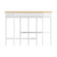 31.5'' Corner Desk With Half-Round Tray And Dual Shelves