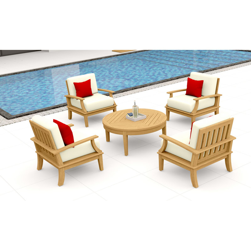 Somer Outdoor 5 - Piece Conversation Set