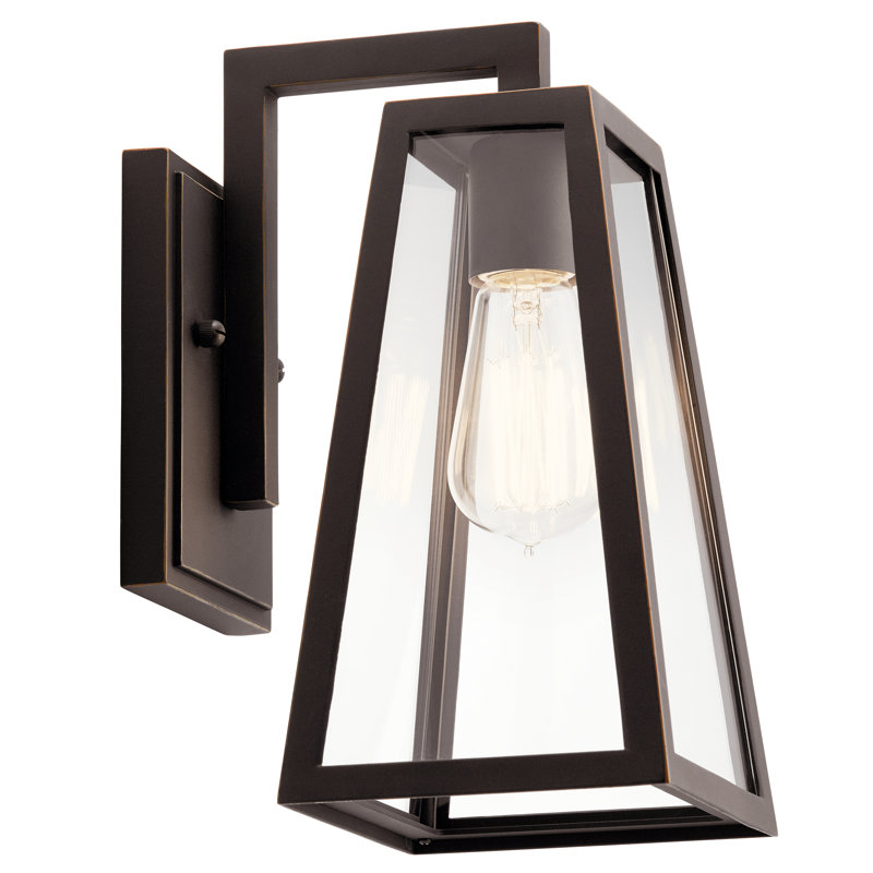 Merideth Wall Light, 16.75" H x 9.5" W x 9.5" D, 150.00, Rubbed Bronze