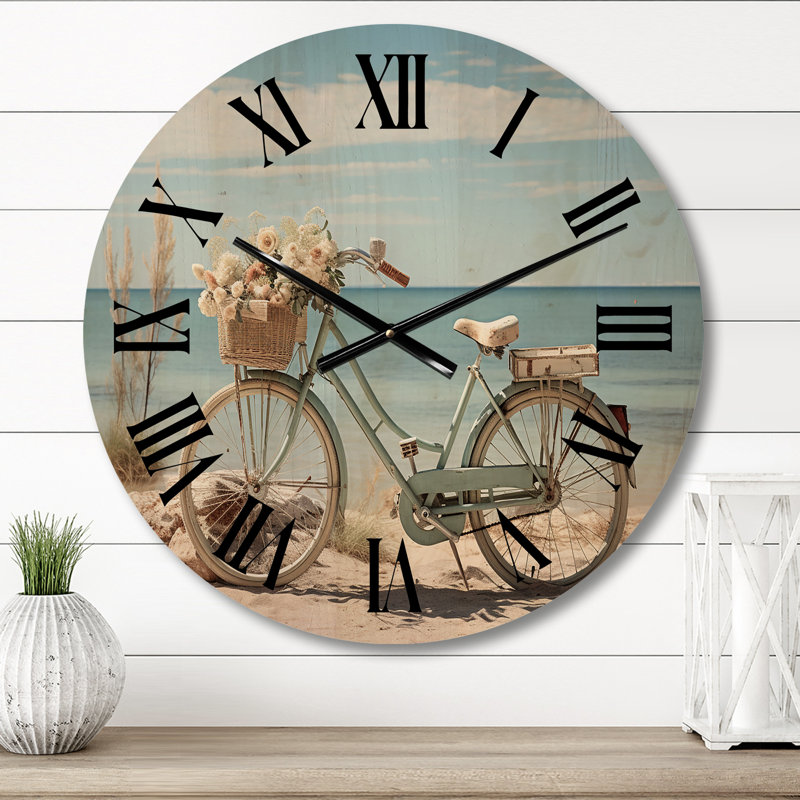 Horloge murale en bois massif Wroblewski, Petit