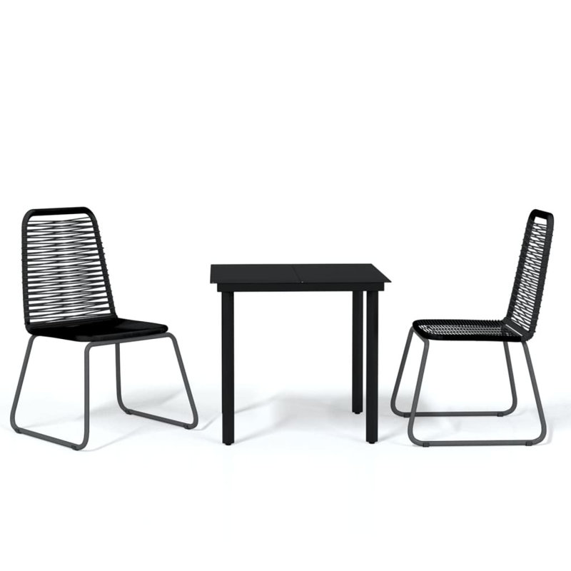 Long Dining Set, 2, 29.1" H x 31.5" W x 31.5" D