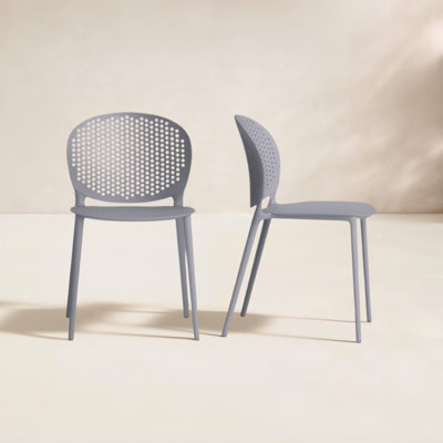 Iben Outdoor Stacking Dining Side Chair